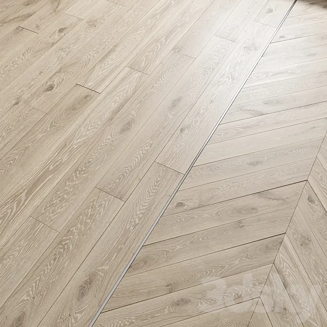 AVE Floor Perfection Oak 4K (Laminate and Chevron Tiles) 3ds Max