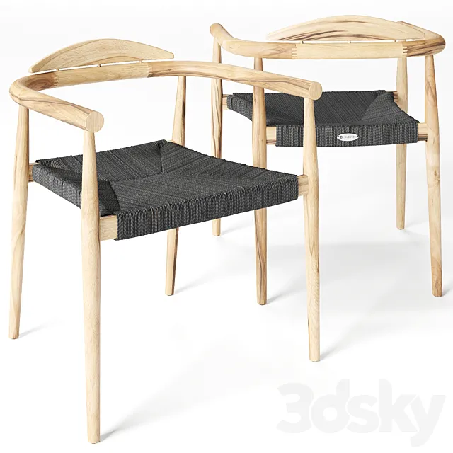 AVE Gloster Dansk Stacking Chair 3ds Max