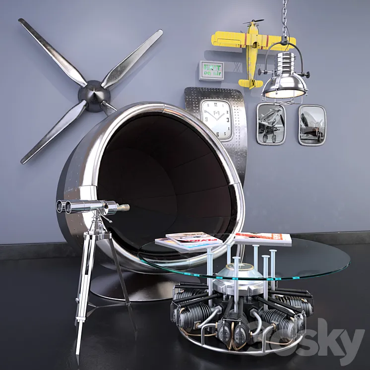 Aviator collection 3DS Max