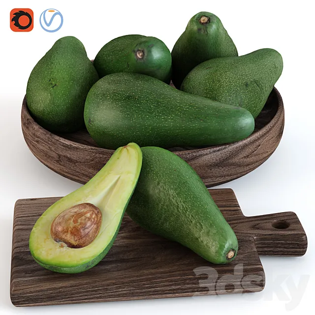 Avocado 3dsMax Model