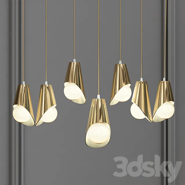 Avroko Pendant lamp 3ds Max