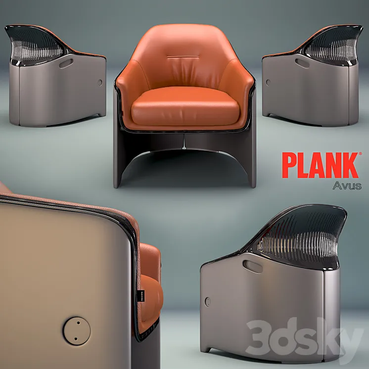 AVUS Armchair by PLANK 3DS Max