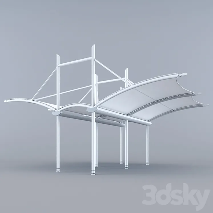 awning canopy 3DS Max