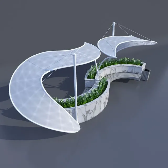 Awning decorative arbor 3dsMax Model