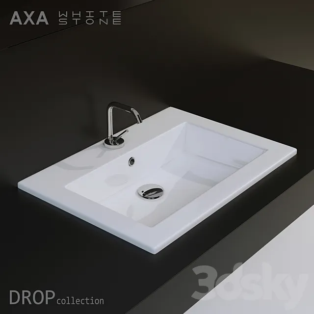 AXA White Stone DROP collection 3DSMax File