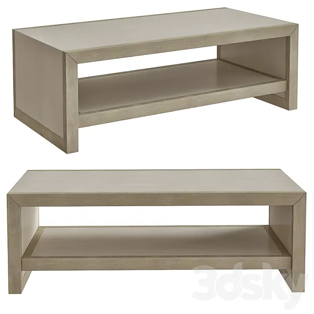 Axiom Rectangular Coffee Table 3ds Max