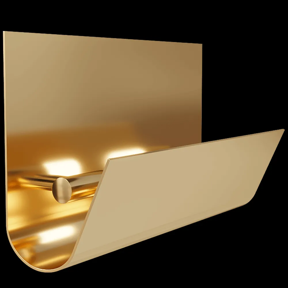 axis71 – Wall lamp Wave 3ds Max