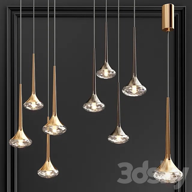 AXO LIGHT Modern Chandelier 01 3DSMax File