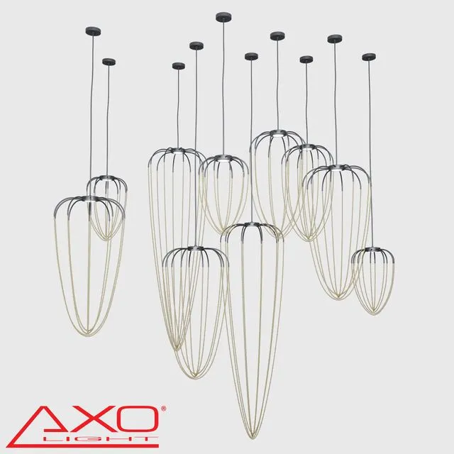 AXOLIGHT factory chandelier ALYSOID 3dsMax Model