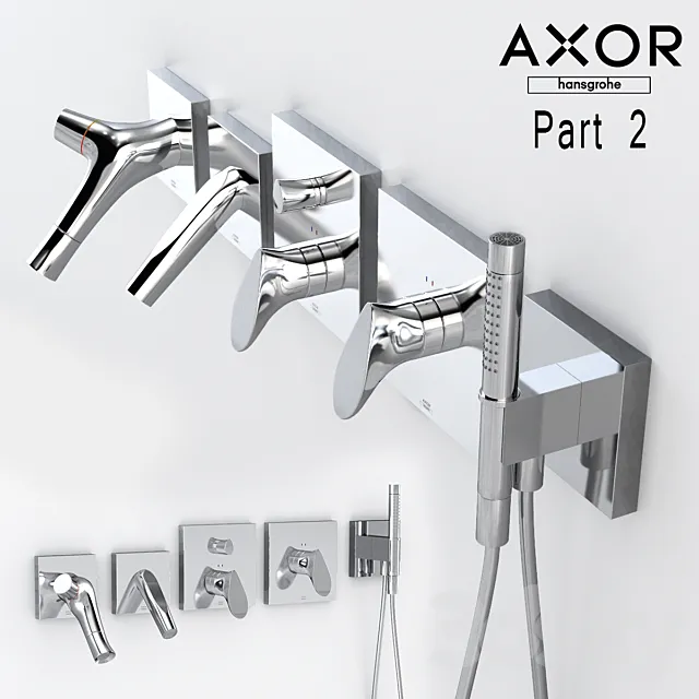 Axor Starck Organic _ Hansgrohe 3DS Max Model