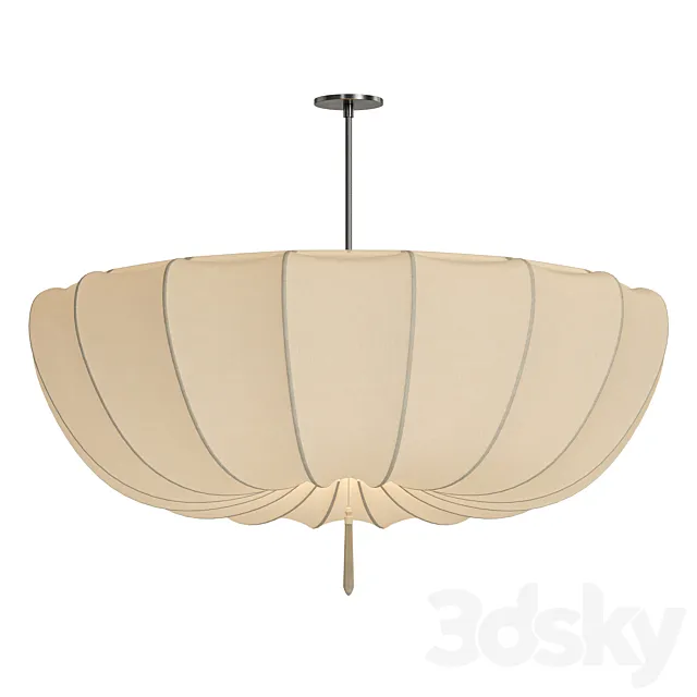 Axya French Cream Chandelier 3ds Max