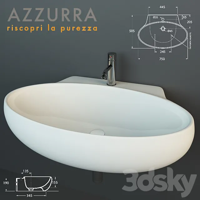 Azzurra CLAS CLA200B1.75 3ds Max