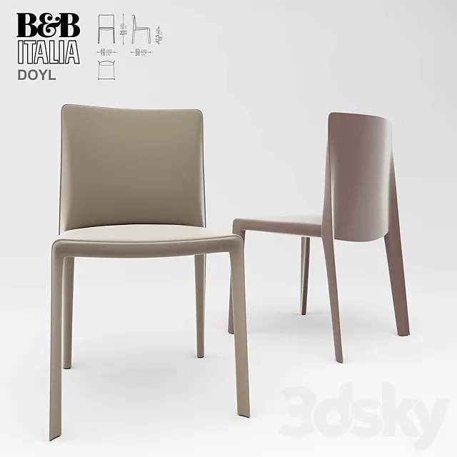 B & B ITALIA DOYL 3ds Max