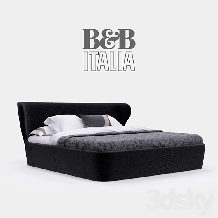 B & B italia Papilio Bed 3DS Max