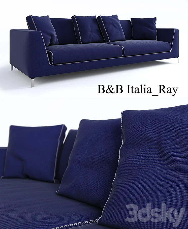 B & B Italia sofa Ray 3DS Max