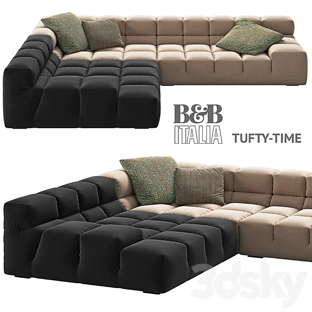 B & B Italia TUFTY-TIME 2 3DS Max Model