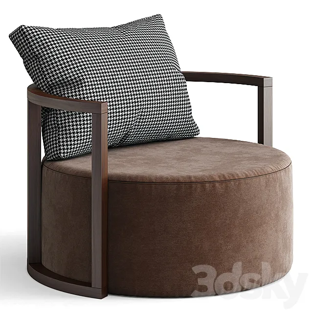 B & T design _ KAV Armchair 3ds Max