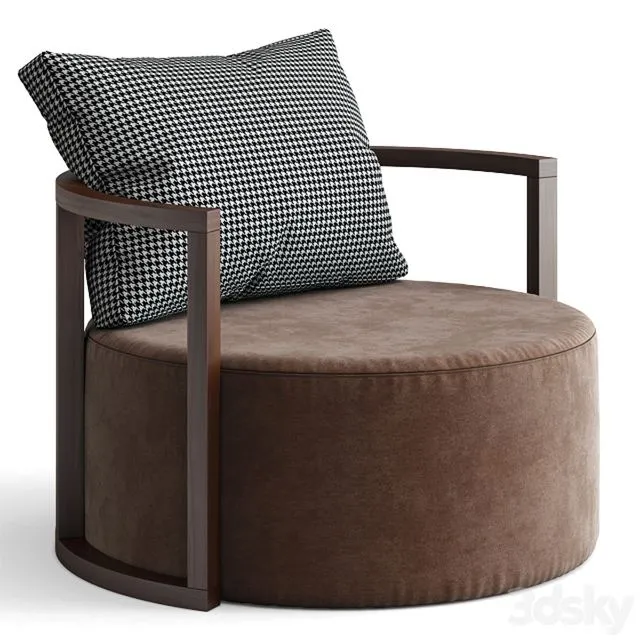 B & T design KAV Armchair 3dsMax Model