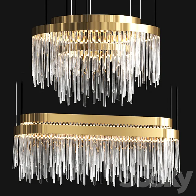 Babel Snooker Chandelier 3ds Max