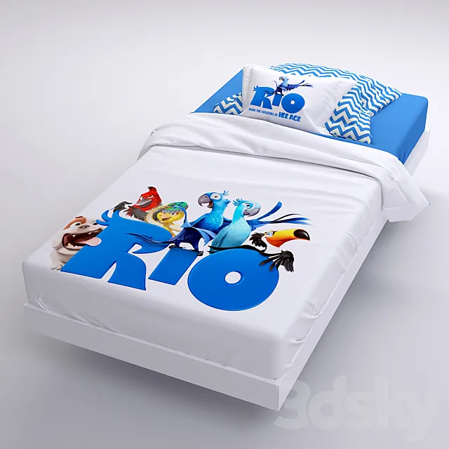 Baby bedding Rio 3DSMax File
