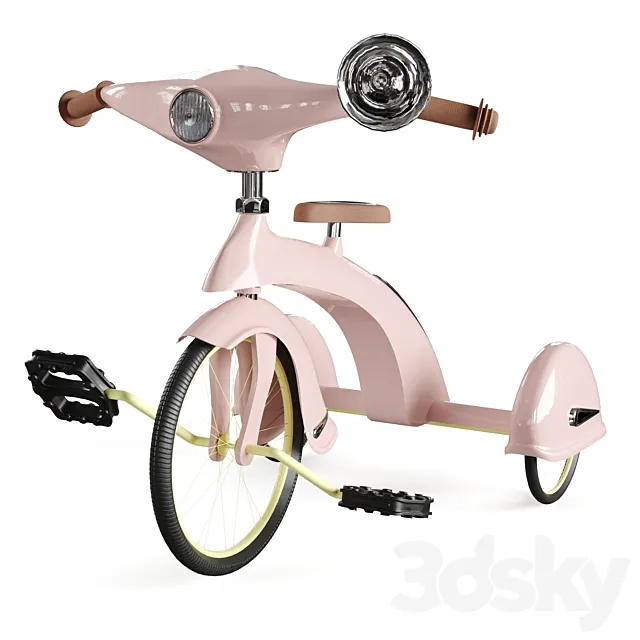 Baby bike tricycle 3DS Max Model