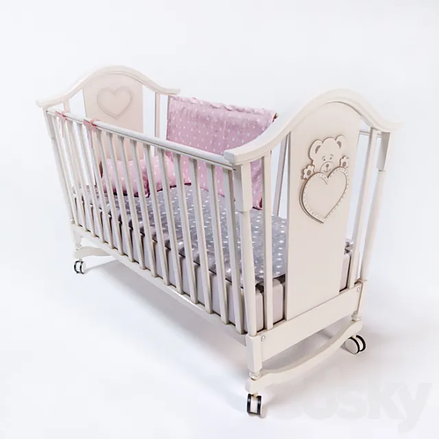 Baby cot Erbesi 3ds Max