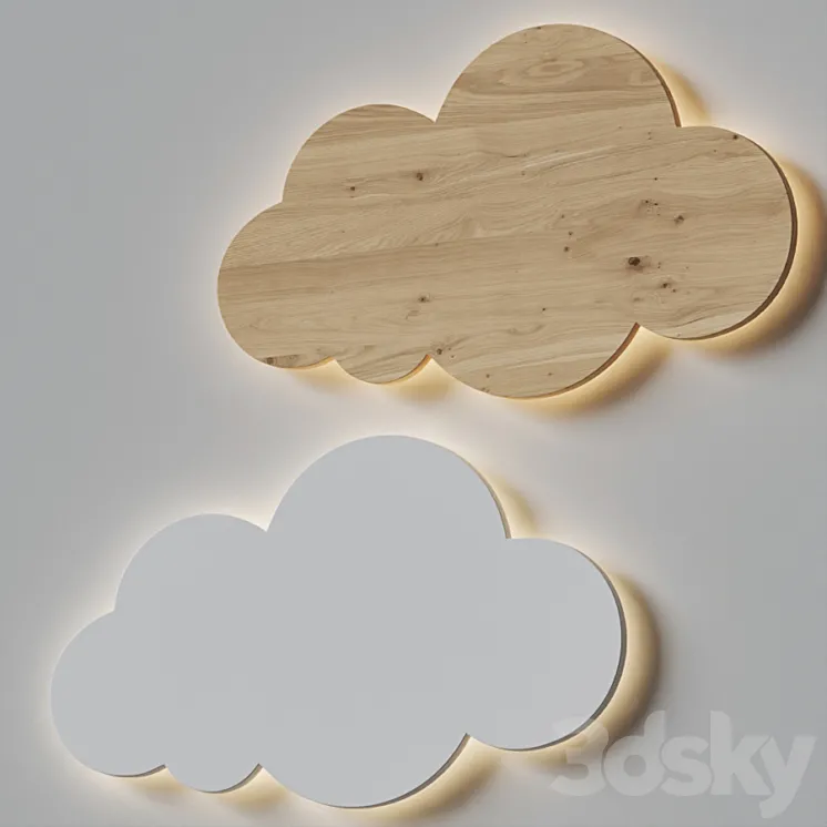 Baby lamp cloud 3DS Max