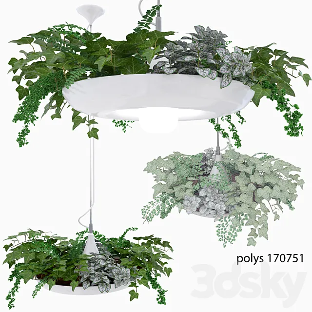 Babylon Plantable Lamp vol 2 3ds Max