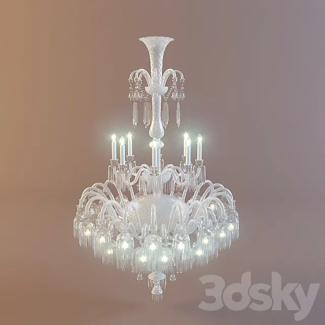 BACCARAT Chandelier 3ds Max