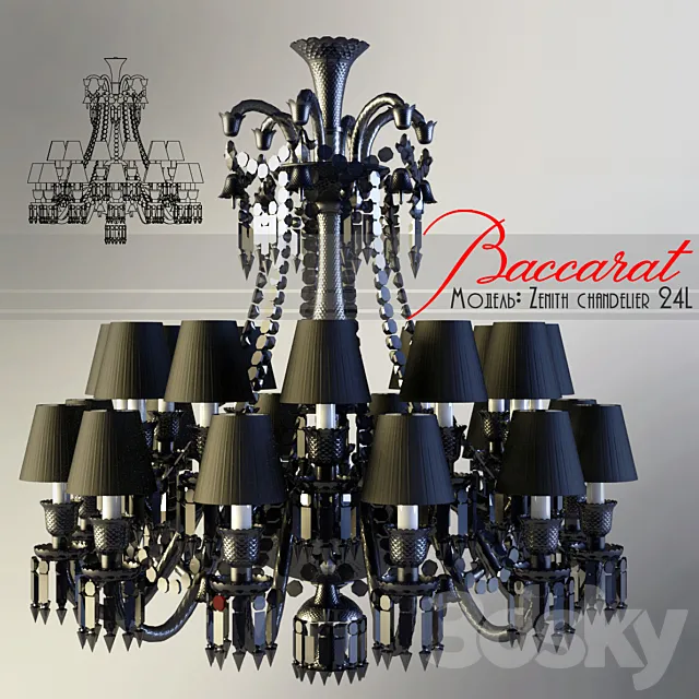 Baccarat – Zenith 24l 3ds Max