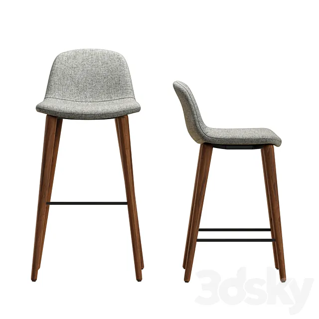 Bacco barstool 3DS Max Model