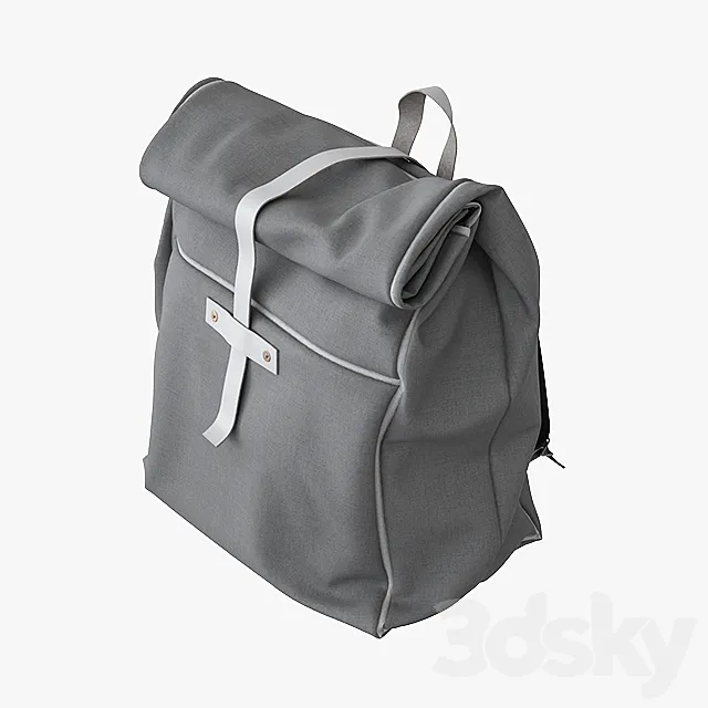 Backpack Canvas Bag 3DSMax File