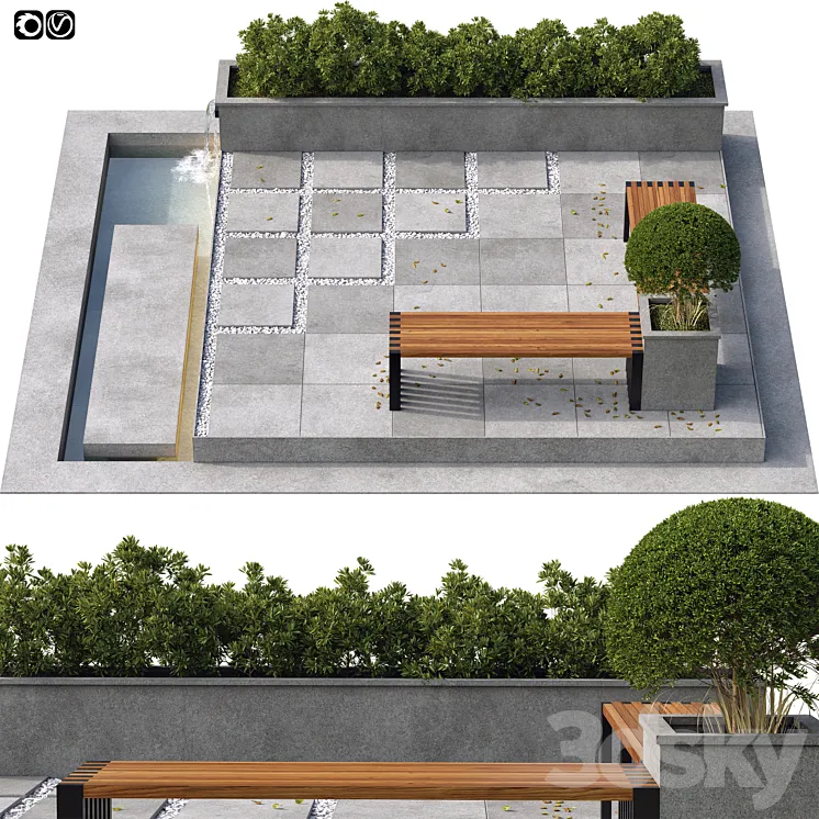 Backyard 3DS Max