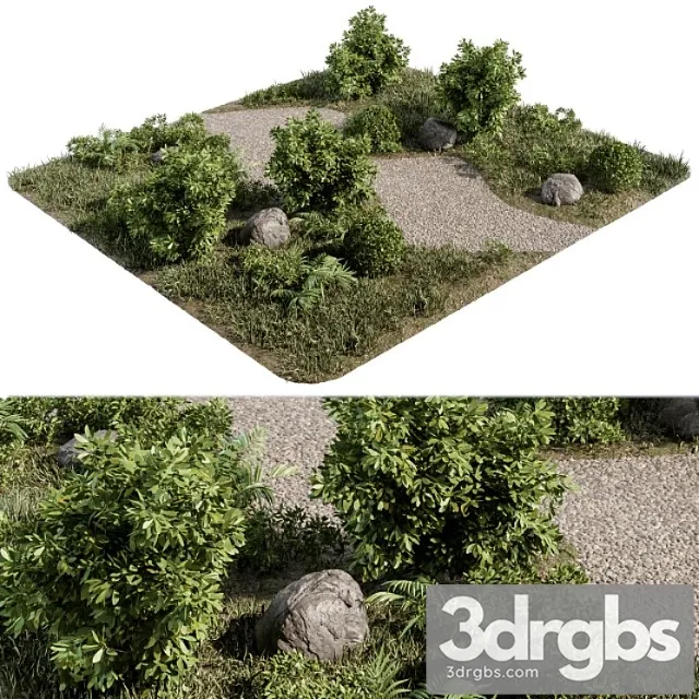 Backyard and landscape furniture environment set 46 3dsmax Download