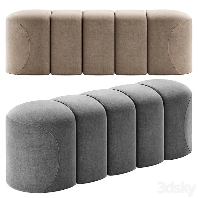 Baco Pouf Meridiani 3dsMax Model