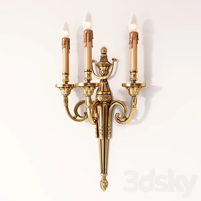 Badari Sconce 3DS Max Model