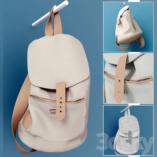 Bag-backpack 3DSMax File