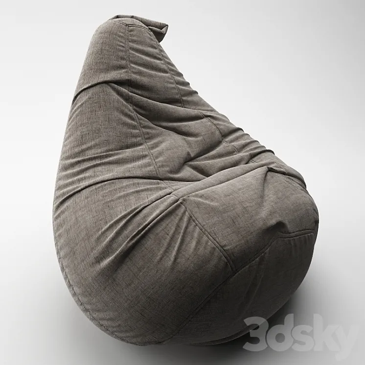 bag chair 3DS Max