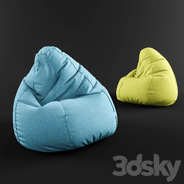 Bag chair 3DSMax File