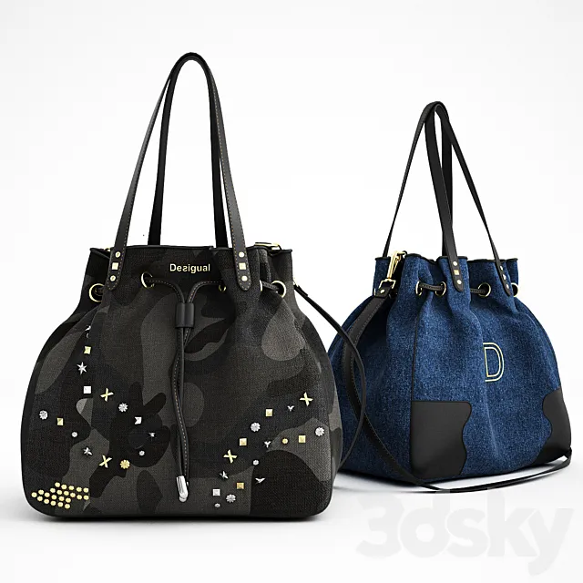 Bag Desigual 3DS Max Model