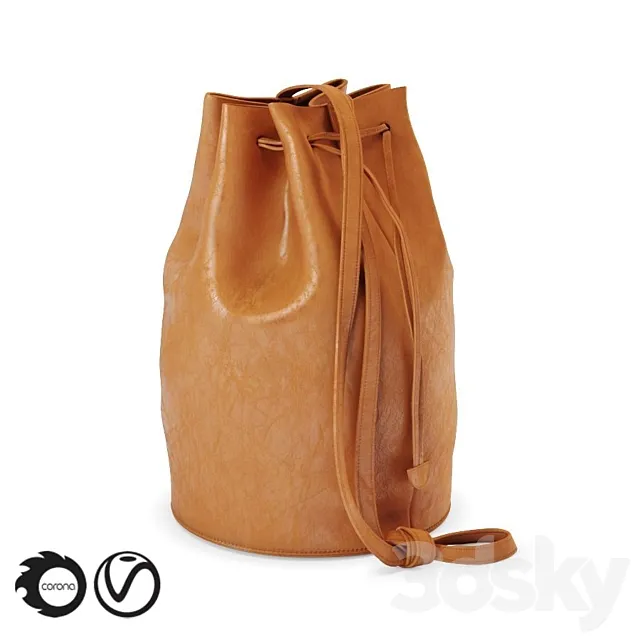 Bag Leather 3ds Max