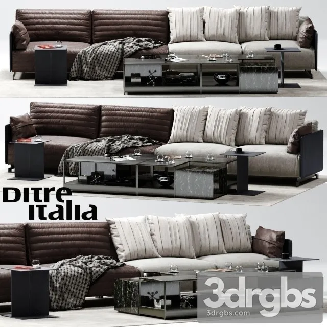 Bag Long Sofa 01 3dsmax Download