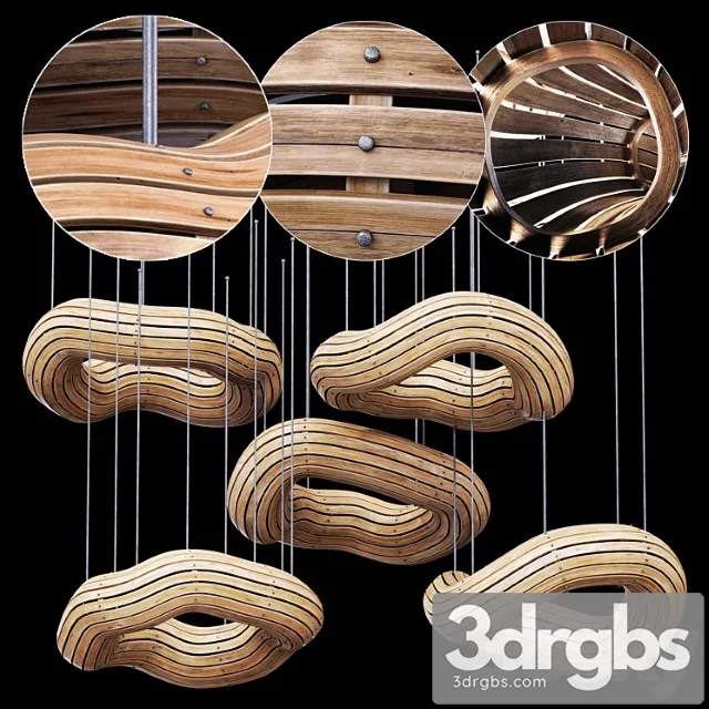 Bagels from wooden boards decor number 2