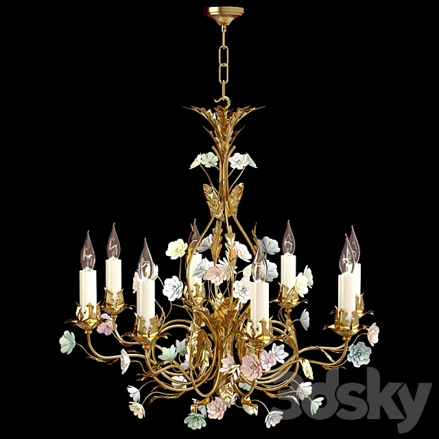 Bagues Paris Chandelier 4924 3ds Max