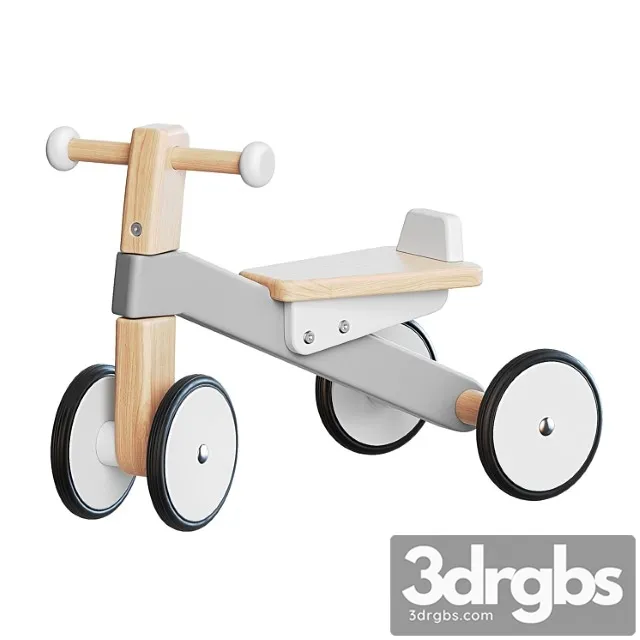 Bajo Wooden Cycle First Trike 3dsmax Download