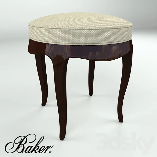 Baker 3482 VANITY STOOL 3ds Max