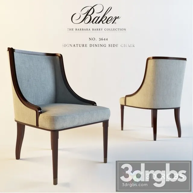 Baker 3644 Signature Dining Chair 3dsmax Download