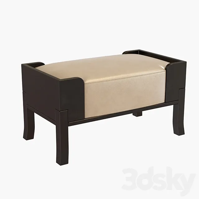 Baker 4018 SADDLE BENCH 3DS Max Model