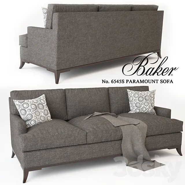 BAKER _PARAMOUNT SOFA No. 6545S 3ds Max