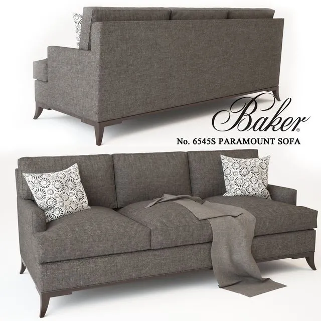BAKER _PARAMOUNT SOFA No. 6545S 3dsMax Model